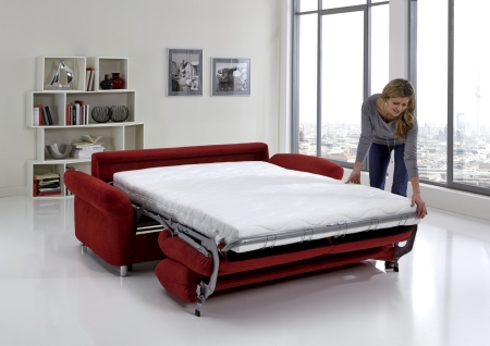 Sofa s funkc na span COMFORT SLEEP_ka sedku 162 cm, podruky typ 21, plocha na span 148 x 200 cm_v ltce Kati bordeaux_obr. 14
