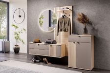 Předsíňový nábytek CONARO_ sestava 30 B4 RM 80_ rozměry š/v/h_ 229 / 202 / 38 cm_ šikmý pohled_ obr. 2