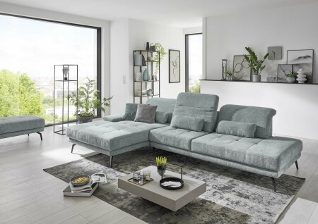 Sedac souprava COSTA_ sestava CanGXMoLKV_3DAhoRSTKV_ rohov rozmry zleva 190 x 328 cm_ vka 82-100 cm_ polohovateln zdov opradlo - regulace hloubky sedu_ v ltce Famosa ocean_ obr. 15