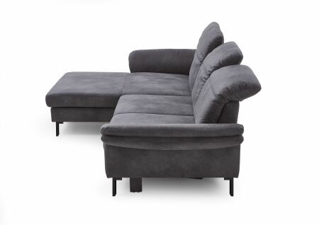 Sedací souprava COURTNEY 1212_ sestava LALmaxi-2,5AR_ ukázka polohovatelných opěrek hlavy s rastrovým mechanismem_ v látce Savanna grey_ obr. 20