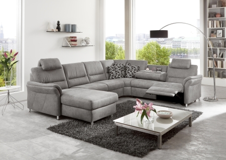 Sedací souprava DAKOTA_ sestava CanMoL_2,5EL_RERR_WA1L2,5RWFAR_ rohové rozměry zleva 173 x 330 x 262 cm_ výška 89/92 cm_ výška s opěrkou hlavy 109-112 cm_ v látce Ledaro-alu_ volitelné funkce za příplatek_ obr. 20