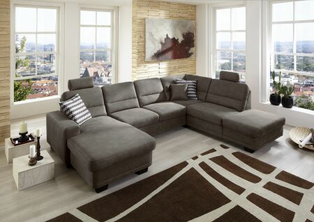 Sedac souprava EMOTION II._ sestava KSCanL-2,5AEL-1,5KOSRKSR_ rohov rozmry zleva 166 x 311 x 234 cm_ vka 85 cm_ vka s oprkou hlavy 103 cm_ v ltce Miro mandel_ obr. 2