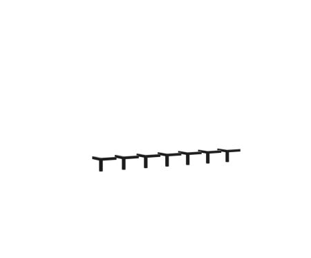 Nábytek do obývacího pokoje SORENTO_ sada nožiček 10 U3 MM 99_ rozměry š/v/h_ 12 / 9 / 12 cm_ šikmý pohled_ obr. 12
