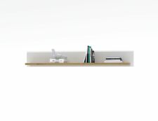 Nábytek do obývacího pokoje FREMONT_ závěsná police 40 C5 HW 40_ rozměry š/v/h_ 160/24/22 cm_ čelní pohled_ foto s dekorací_ obr. 9