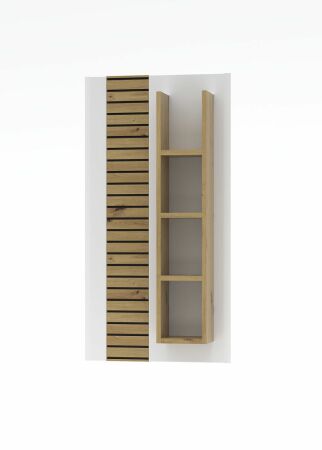 Nábytek do obývacího pokoje FREMONT_ závěsný stěnový panel 40 C5 HW 41_ rozměry š/v/h_ 55/106/17 cm_ čelní pohled_ obr. 10