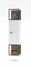Nábytek do obývacího pokoje FREMONT_ závěsný element 40 C5 HW 42_ pravá varianta_ rozměry š/v/h_ 35/156/37 cm_ volitelné LED osvětlení v příslušenství_ foto s dekorací_ obr. 6