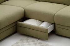 Modena 1040 s úložným prostorem v látce Orlando olive Modena 1040 s úložným prostorem v látce Orlando olive