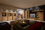 Sestava nbytku NATURE PLUS_ obvac stna 12 05 FF 80 + konf. stl 29 05 FF 02 + vitrina lev 03 + 2x vitrina prav 04_obr. 1