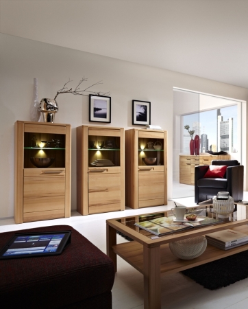Sestava nbytku NATURE PLUS_ konf. stl 29 05 FF 02 + vitrina lev 03 + 2x vitrina prav 04 + sideboard 20_obr. 7