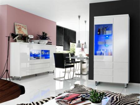 Side, Highboard + vitrna
