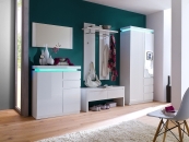 Pedsov nbytek CORONA-sestava prvk_atn sk - lavice - skka na boty - zrcadlo - nstnn panel