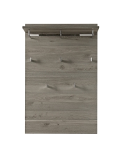 Předsíňový nábytek FUNNY_ závěsný šatní panel 3K 16 HW 41_ rozměry š/v/h_ 84/128/29 cm_ čelní pohled_ obr. 9