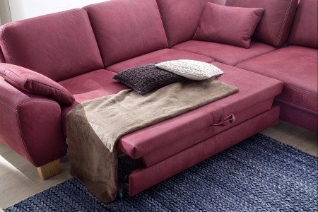 Sedac souprava GARDENA 1090_detail funkce na span u 2,5-sedu_v ltce Deluxe cherry