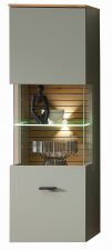 Nábytek do obývacího pokoje ALBA I._ závěsná vitrina 10 S1 99 10_ rozměry š/v/h_ 40/124/36 cm_ včetně LED osvětlení_ obr. 4 Nábytek do obývacího pokoje ALBA I._ závěsná vitrina 10 S1 99 10_ rozměry š/v/h_ 40/124/36 cm_ včetně LED osvětlení_ obr. 4