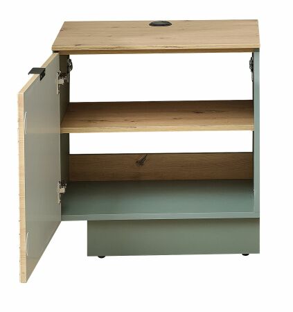 Nábytek do obývacího pokoje ALBA I._ spodní díl 10 S1 99 31_ rozměry š/v/h_ 60/62/44 cm_ alternativa - stojící varianta se soklem_ otevřený_ obr. 12
