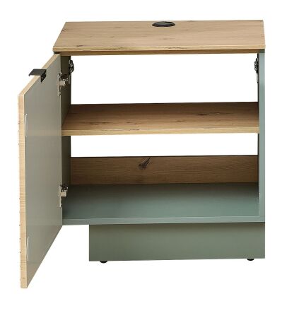 Nábytek do obývacího pokoje ALBA I._ spodní díl 10 S1 99 31_ rozměry š/v/h_ 60/62/44 cm_ alternativa - stojící varianta se soklem_ otevřený_ obr. 12