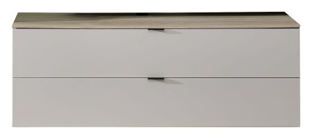 Nábytek do obývacího pokoje ALBA II._ spodní díl 10 S1 RM 30_ rozměry š/v/h_ 140/51/44 cm_ volitelná závěsná varianta bez soklu nebo stojící varianta se soklem_ obr. 9
