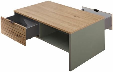 Nábytek do obývacího pokoje ALBA I._ konferenční stůl 20 S1 99 02_ rozměry š/v/h_ 110/44/65 cm_ otevřené zásuvky_ obr. 17