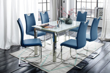 Jídelní židle KARIA modrá v interieru_obr. 9