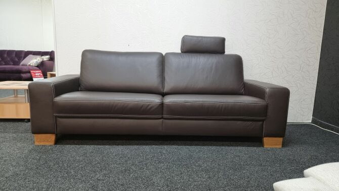 Kožená sofa 3-sed XL Gardena 1090_ sleva 50%