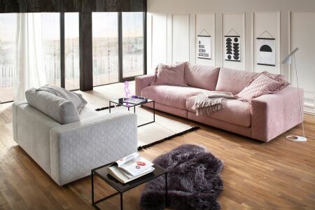 Sedací souprava LIVINGSTON_ sestava 1,5AL-1,5AR_ST2_ v látce Matrix_ Matrix kosočtverec rosa_ 1,5ALR_ST1_v látce Matrix_ Matrix kosočtverec silver_ obr. 3