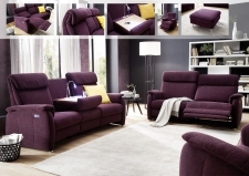 Sedací souprava MAESTRA 3600_foto s náhledy_v látce Trend berry_obr. 1 Sedací souprava MAESTRA 3600_foto s náhledy_v látce Trend berry_obr. 1