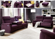 Sedací souprava MAESTRA 3600_foto s náhledy_v látce Trend berry_obr. 1 Sedací souprava MAESTRA 3600_foto s náhledy_v látce Trend berry_obr. 1