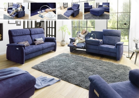 Sedací souprva MAESTRA 3600_foto s náhledy_v látce Crown navy_obr. 2