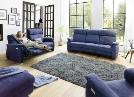 Sedací souprava MAESTRA 3600_v látce Crown navy_obr. 33