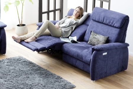 Sedací souprava MAESTRA 3600_v látce Crown navy_obr. 37