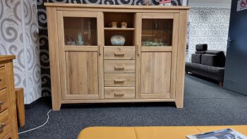 Masivn dubov Highboard LOFT_ sleva 50% 