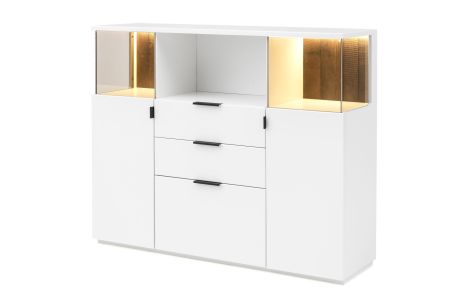 Highboard MAURO 48_bl matn lak_LED osvtlen jako voliteln psluenstv_obr. 17