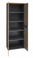 Nábytek do pracovny a kanceláře VANCOUVER GH_ kancelářská skříň 50 35 GH 01_ rozměry š/v/h_ 75/197/38 cm_ šikmý pohled_ otevřená_ obr. 9 Nábytek do pracovny a kanceláře VANCOUVER GH_ kancelářská skříň 50 35 GH 01_ rozměry š/v/h_ 75/197/38 cm_ šikmý pohled_ otevřená_ obr. 9