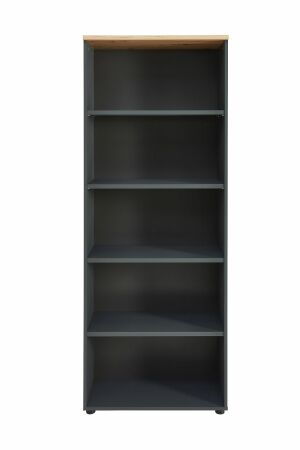 Nábytek do pracovny a kanceláře VANCOUVER GH_ regál 50 35 GH 03_ rozměry š/v/h_ 75/197/38 cm_ čelní pohled_ obr. 8