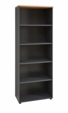 Nábytek do pracovny a kanceláře VANCOUVER GH_ regál 50 35 GH 03_ rozměry š/v/h_ 75/197/38 cm_ šikmý pohled_ obr. 9 Nábytek do pracovny a kanceláře VANCOUVER GH_ regál 50 35 GH 03_ rozměry š/v/h_ 75/197/38 cm_ šikmý pohled_ obr. 9