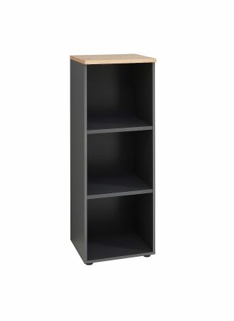 Nábytek do pracovny a kanceláře VANCOUVER GH_ regál 50 35 GH 14_ rozměry š/v/h_ 45/122/38 cm_ šikmý pohled_ obr. 12
