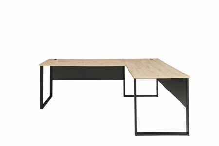 Nábytek do pracovny a kanceláře VANCOUVER GH_ psací stůl rohový 50 35 GH 22_ rozměry š/v/h_ 223/77/170 cm_ čelní pohled_ obr. 27