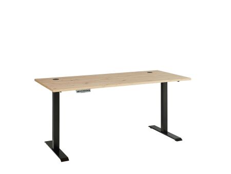 Nábytek do pracovny a kanceláře VANCOUVER GH_ psací stůl rohový 50 35 GH 25_ rozměry š/v/h_ 160/72/77 cm_ s výškově nastavitelnou pracovní deskou stolu od 72 cm do 120 cm,  včetně  motoru s paměťovou funkcí_ ve fázi polohování_ obr. 21