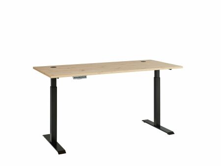 Nábytek do pracovny a kanceláře VANCOUVER GH_ psací stůl 50 35 GH 25_ rozměry š/v/h_ 160/72/77 cm_ s výškově nastavitelnou pracovní deskou stolu od 72 cm do 120 cm,  včetně motoru s paměťovou funkcí_ ve fázi polohování_ obr. 21