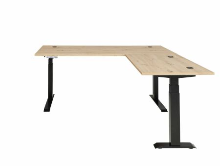 Nábytek do pracovny a kanceláře VANCOUVER GH_ psací stůl rohový 50 35 GH 26_ rozměry š/v/h_ 185/64/177 cm_ s výškově nastavitelnou pracovní deskou stolu od 64 cm do 129 cm,  včetně 2 motorů s paměťovou funkcí_ obr. 33