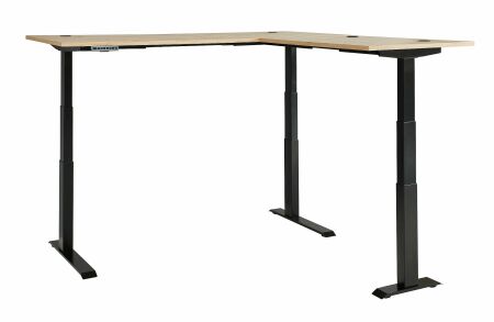 Nábytek do pracovny a kanceláře VANCOUVER GH_ psací stůl rohový 50 35 GH 26_ rozměry š/v/h_ 185/64/177 cm_ s výškově nastavitelnou pracovní deskou stolu od 64 cm do 129 cm,  včetně 2 motorů s paměťovou funkcí_ ve fázi polohování_ obr. 38