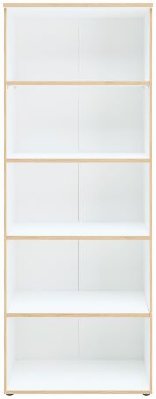 Nábytek do pracovny a kanceláře VANCOUVER WH_ regál 50 35 WH 03_ rozměry š/v/h_ 75/197/38 cm_ čelní pohled_ obr. 8