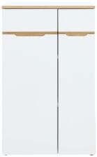 Nábytek do pracovny a kanceláře VANCOUVER WH_ kancelářská skříňka 50 35 WH 10_ rozměry š/v/h_ 75/122/38 cm_ čelní pohled_ obr. 18 Nábytek do pracovny a kanceláře VANCOUVER WH_ kancelářská skříňka 50 35 WH 10_ rozměry š/v/h_ 75/122/38 cm_ čelní pohled_ obr. 18