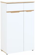 Nábytek do pracovny a kanceláře VANCOUVER WH_ kancelářská skříňka 50 35 WH 10_ rozměry š/v/h_ 75/122/38 cm_ šikmý pohled_ obr. 8 Nábytek do pracovny a kanceláře VANCOUVER WH_ kancelářská skříňka 50 35 WH 10_ rozměry š/v/h_ 75/122/38 cm_ šikmý pohled_ obr. 8