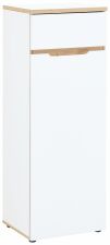 Nábytek do pracovny a kanceláře VANCOUVER WH_ kancelářská skříňka 50 35 WH 13_ rozměry š/v/h_ 45/122/38 cm_ šikmý pohled_ obr. 10 Nábytek do pracovny a kanceláře VANCOUVER WH_ kancelářská skříňka 50 35 WH 13_ rozměry š/v/h_ 45/122/38 cm_ šikmý pohled_ obr. 10