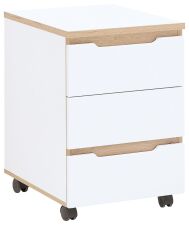 Nábytek do pracovny a kanceláře VANCOUVER WH_ kontejner na kolečkách 50 35 WH 17_ rozměry š/v/h_ 45/66/55 cm_ šikmý pohled_ obr. 16 Nábytek do pracovny a kanceláře VANCOUVER WH_ kontejner na kolečkách 50 35 WH 17_ rozměry š/v/h_ 45/66/55 cm_ šikmý pohled_ obr. 16
