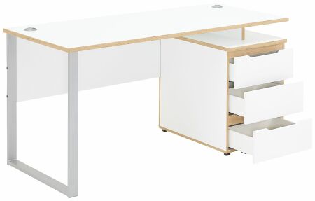 Nábytek do pracovny a kanceláře VANCOUVER WH_ psací stůl 50 35 WH 23_ rozměry š/v/h_ 150/77/73 cm_ otevřený_ obr. 15