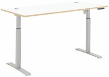 Nábytek do pracovny a kanceláře VANCOUVER WH_ psací stůl 50 35 WH 25_ rozměry š/v/h_ 160/72/77 cm_ s výškově nastavitelnou pracovní deskou stolu od 72 cm do 120 cm, včetně motoru s paměťovou funkcí_ ve fázi polohování_ obr. 21 Nábytek do pracovny a kanceláře VANCOUVER WH_ psací stůl 50 35 WH 25_ rozměry š/v/h_ 160/72/77 cm_ s výškově nastavitelnou pracovní deskou stolu od 72 cm do 120 cm, včetně motoru s paměťovou funkcí_ ve fázi polohování_ obr. 21