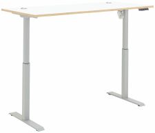 Nábytek do pracovny a kanceláře VANCOUVER WH_ psací stůl 50 35 WH 25_ rozměry š/v/h_ 160/72/77 cm_ s výškově nastavitelnou pracovní deskou stolu od 72 cm do 120 cm, včetně motoru s paměťovou funkcí_ ve fázi polohování_ obr. 24 Nábytek do pracovny a kanceláře VANCOUVER WH_ psací stůl 50 35 WH 25_ rozměry š/v/h_ 160/72/77 cm_ s výškově nastavitelnou pracovní deskou stolu od 72 cm do 120 cm, včetně motoru s paměťovou funkcí_ ve fázi polohování_ obr. 24