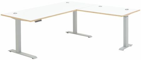 Nábytek do pracovny a kanceláře VANCOUVER WH_ psací stůl rohový 50 35 WH 26_ rozměry š/v/h_ 185/64/177 cm_ s výškově nastavitelnou pracovní deskou stolu od 64 cm do 129 cm,  včetně 2 motorů s paměťovou funkcí_ obr. 30